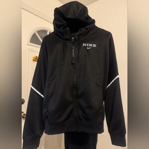 Nike Black Hoodie with full zipper